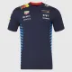 2024 F1 Red Bull Royal Blue T-Shirts Racing Suit (圆领)