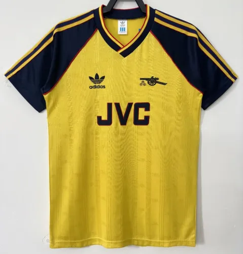1988-1990 ARS Away Yellow Retro Soccer Jersey