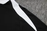 2024 NK Black Half Pull Tracksuit #05(半拉链)(白色领)