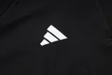 24-25 AD Black Half Pull Tracksuit #06 (半拉链)