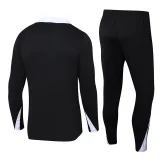 2024 NK Black Half Pull Tracksuit #05(半拉链)(白色领)