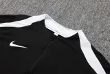 2024 NK Black Half Pull Tracksuit #05(半拉链)(白色领)