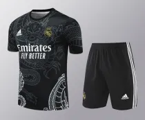 24-25 RMA Black Training Short Suit #龙