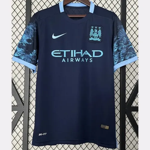 2015-2016 Man City Away Retro Soccer Jersey