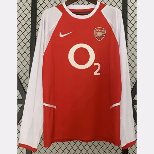 2003-2004 ARS Home Long Sleeve Retro Soccer Jersey