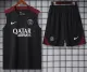 24-25 PSG Black Tank top and shorts suit
