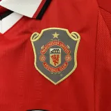 1999-2000 Man Utd Home Kids Retro Soccer Jersey