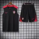 24-25 Portugal Black Tank top and shorts suit