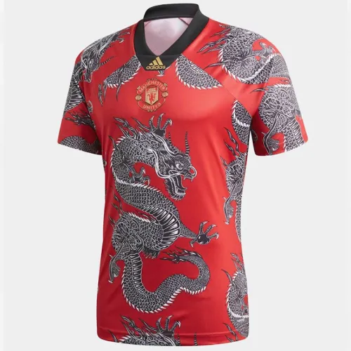 2019-2020 Man Utd 'Chinese New Year' Retro Soccer Jersey