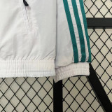 2017-2018 RMA White & Blue Retro Double Sided Windbreaker (双面风衣)
