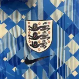 24-25 England Royal blue & Blue Double Sided Windbreaker (双面风衣)