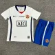 2008-2009 Man Utd Home Kids Retro Soccer Jersey (带决赛字)