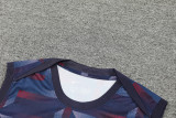 24-25 England Blue Tank top and shorts suit