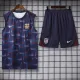 24-25 England Blue Tank top and shorts suit