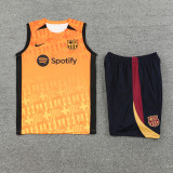 24-25 BAR Orange Tank top and shorts suit