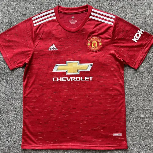 2020-2021 Man Utd Home Retro Soccer Jersey