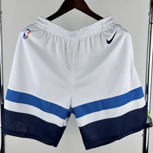 TIMBERWOLVES White Home Top Quality NBA Pants