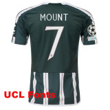 23-24 Man Utd Away Player Version Soccer Jersey