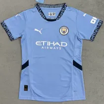 24-25 Man City Home Women Soccer Jersey (女)