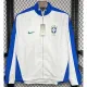 24-25 Brazil White Windbreaker (蓝边)