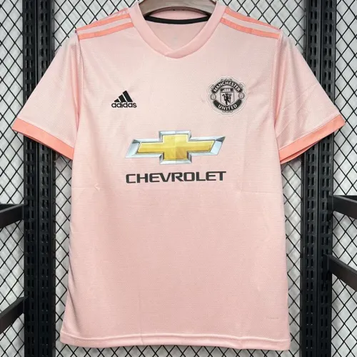 2018-2019 Man Utd Away Retro Soccer Jersey