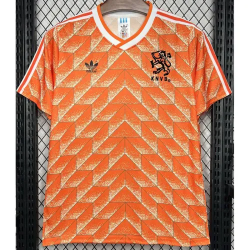 1988 Netherlands Home Retro Soccer Jersey