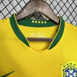 2006 Brazil Home Retro Soccer Jersey