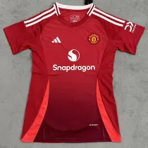24-25 Man Utd Home Women Soccer Jersey (女)