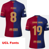24-25 BAR Home Player Version Soccer Jersey