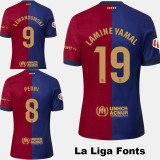 24-25 BAR Home Player Version Soccer Jersey