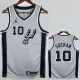 20-21 SA Spurs SOCHAN #10 Grey Top Quality Hot Pressing NBA Jersey (Trapeze Edition) 飞人版