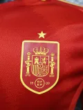 24-25 Spain Home Long Sleeve Player Version Soccer Jersey (长袖球员)