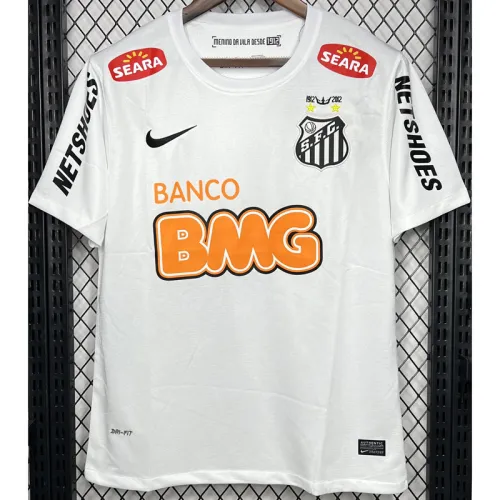 2012-2013 Santos FC Home Retro Soccer Jersey