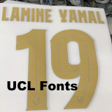 24-25 BAR Home Player Version Soccer Jersey
