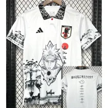 2024 Japan White Special Edition Fans Soccer Jersey (碳画鸣人)