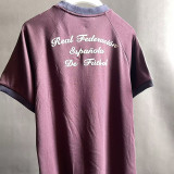 2024 Spain Claret red Casual Retro Edition T-Shirts (High Quality)
