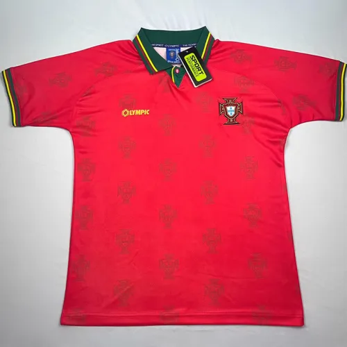 1995-1996 Portugal Home Retro Soccer Jersey