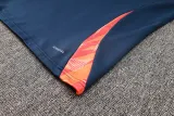 24-25 Man Utd Royal blue Kids Half Pull Tracksuit (童装)(半拉链)