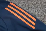 24-25 Man Utd Royal blue Kids Half Pull Tracksuit (童装)(半拉链)