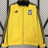 2024 Tigres UANL Yellow & Black Double Sided Windbreaker (双面风衣)