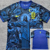 24-25 Brazil Blue Special Edition Fans Soccer Jersey (耶稣蓝色)