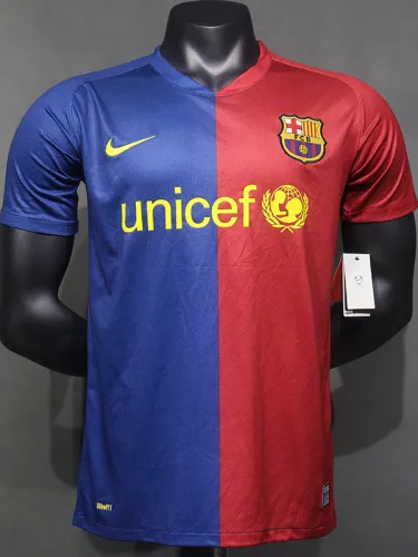 2008-2009 BAR Home Player Version Retro Soccer Jersey