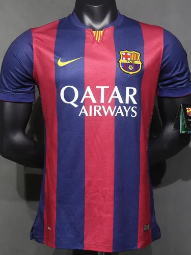 2014-2015 BAR Home Player Version Retro Soccer Jersey