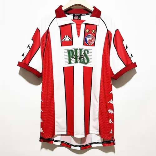 1999-2001 Crvena Zvezda Home Retro Soccer Jersey