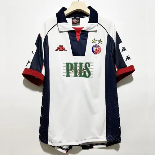 1999-2001 Crvena Zvezda Away Retro Soccer Jersey