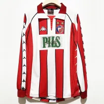 1999-2001 Crvena Zvezda Home Long Sleeve Retro Soccer Jersey (长袖)(红星队)