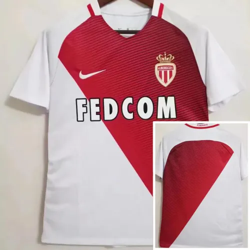 2016-2017 Monaco Home Retro Soccer Jersey