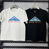 T255 NK White High Quality Casual T-Shirt #三角山