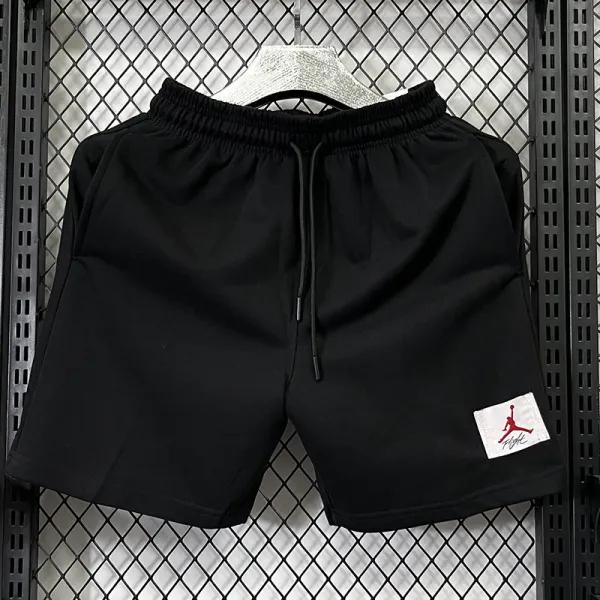 M001 Jordan Black Pure Cotton Fabric Casual Short Pants (红标)