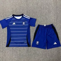 24-25 Aston Villa Third Kids Soccer Jersey